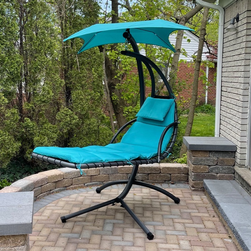 Outdoor Furniture Wood - Кресло-качели Zoshine 2026 с навесом для