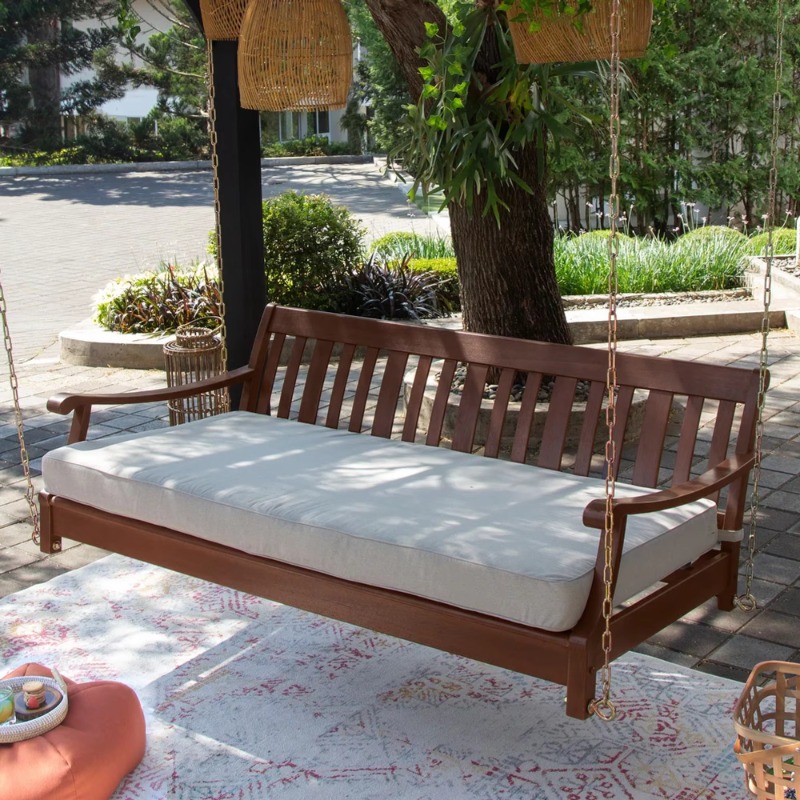 Outdoor Furniture Wood - Стул-качалка Уличная садовая мебель из тикового