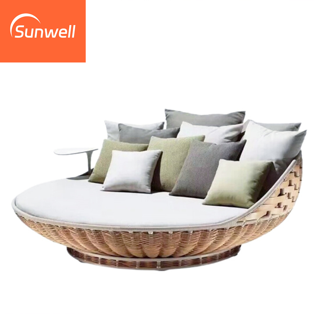Новая уличная плетеная кушетка – обзор и цена Outdoor Daybed Furniture